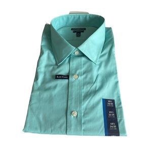 Croft & Barrow Tiffany Blue Long sleeve 18.5 34/35